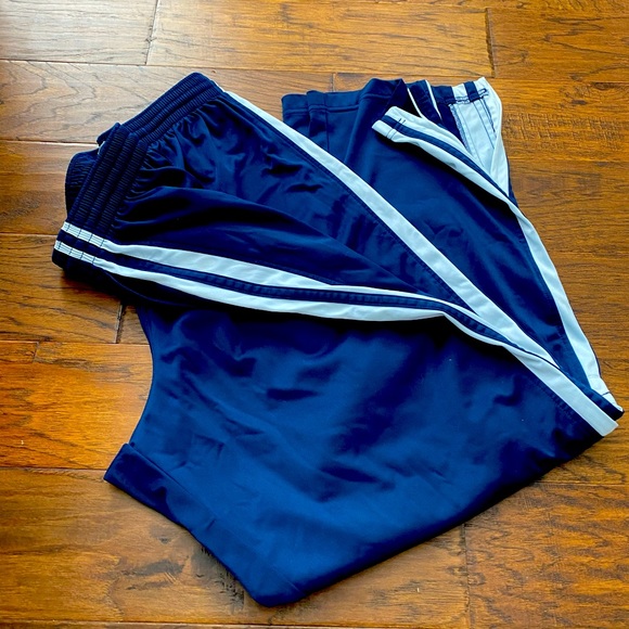 Nike Other - NIKE Mens navy blue zip bottom pants size Large